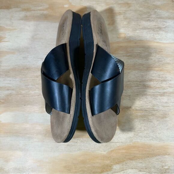 Izod Black Sandals Women’s Size 8.5 - Picture 3 of 6